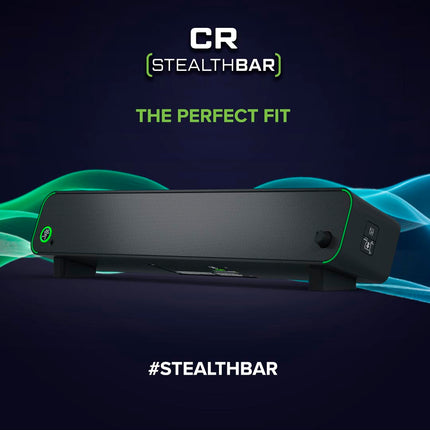 Mackie CR StealthBar Desktop PC Soundbar (CRStealthBar/CR-StealthBar)