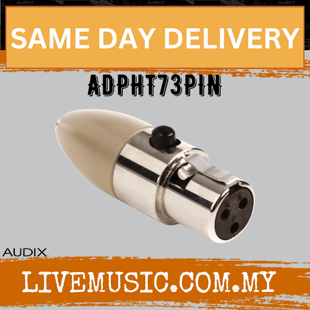 Audix ADPHT73PIN Screw-On Adapter for Bodypack Transmitter 3 Pin (ADPHT73PIN)