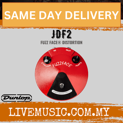 Jim Dunlop JDF2 Classic Fuzz Face Pedal (JDF-2 / JDF 2)
