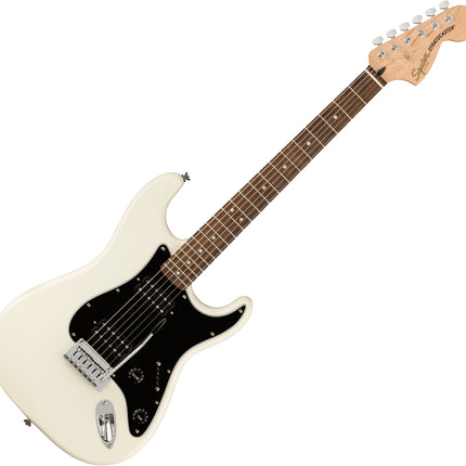 Squier Affinity Series HH Stratocaster Electric Guitar, Laurel Fretboard - Olympic White