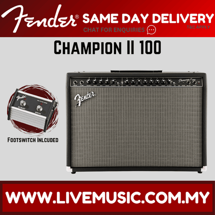 Fender Champion II 100 Guitar Combo Amplifier - ( Replace Champion 100 / Champion100 )