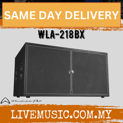 WHARFEDALE PRO WLA-218BX Series 2000 Watts RMS Dual 18" Passive Subwoofer (WLA 218BX WLA218BX)