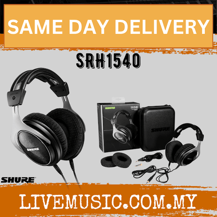 Shure SRH1540 Closed-back Mastering Studio Headphones ( SRH-1540 / SRH 1540 )