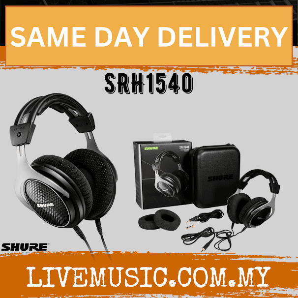 Shure SRH1540 Closed-back Mastering Studio Headphones ( SRH-1540 / SRH 1540 )