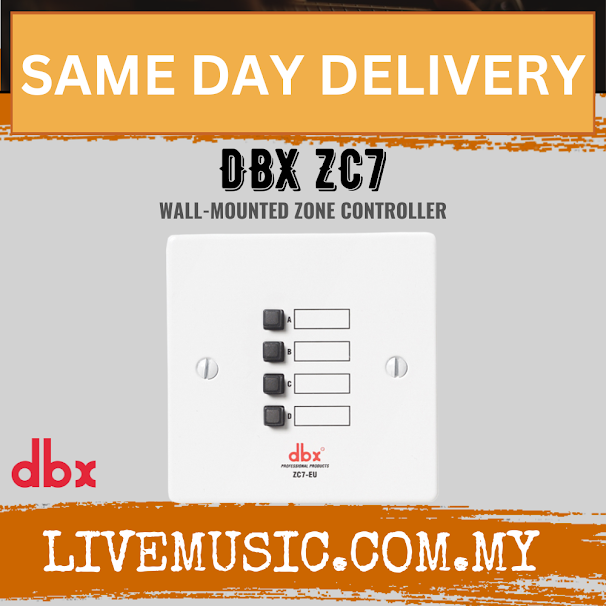 Dbx By Harman ZC7 EU Wall-Mounted Zone Controller ( ZC7-EU / ZC7EU )