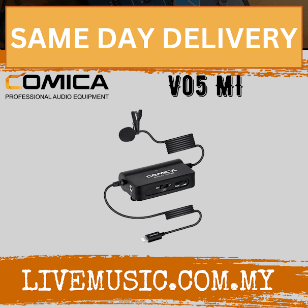 Comica CVM-V05 MI V05MI Multifunction Single Lavalier Microphone with a lightning connector (V05 MI)