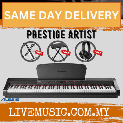 Alesis Prestige Artist 88-Key Digital Piano with Graded Hammer Action Keys