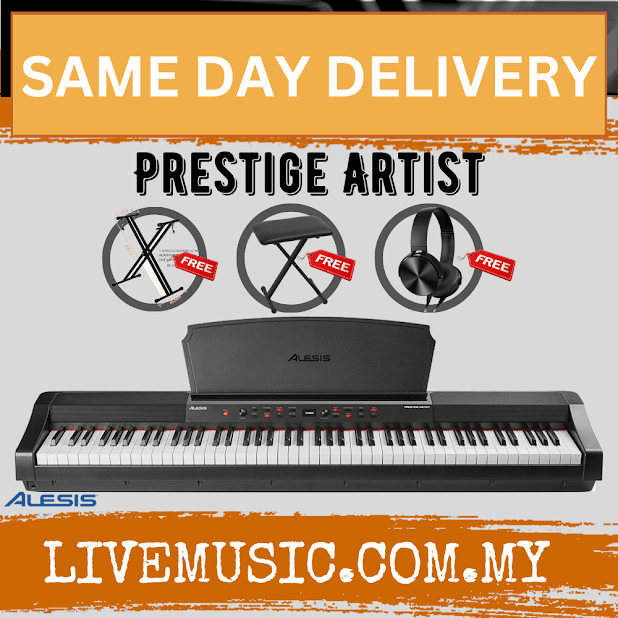 Alesis Prestige Artist 88-Key Digital Piano with Graded Hammer Action Keys