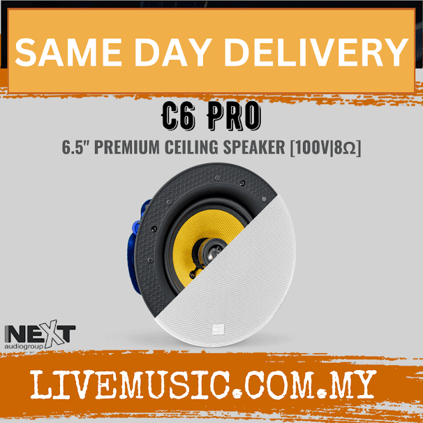 Next Audio C6 Pro 6.5? Premium Ceiling Speaker - White ( C6-Pro / C6Pro )