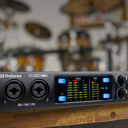 PreSonus Studio 68c USB-C Audio Interface / 6-in/6-out USB-C Audio Interface