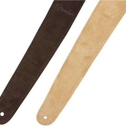 Fender 2inch Reversible Suede Guitar Strap - Brown/Tan