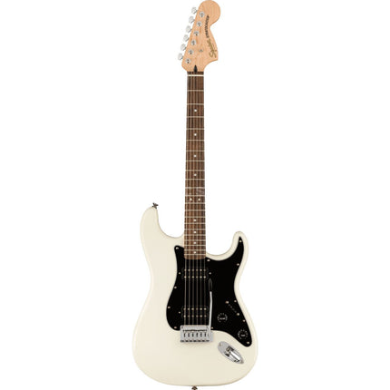 Squier Affinity Series HH Stratocaster Electric Guitar, Laurel Fretboard - Olympic White