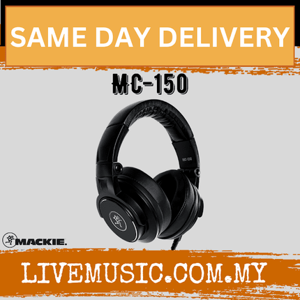 Mackie MC-150 Professional Closed-Back Headphones (MC150/MC 150)