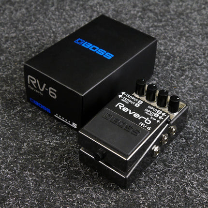 Boss RV-6 Digital Reverb Guitar Effects Pedal (RV6 RV 6)
