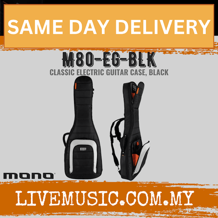 Mono M80-EG-BLK Classic Electric Guitar Case - Black ( M80-EG M80EG )