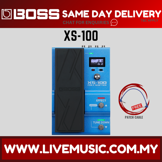 Boss XS-100 Poly Shifter Pitch-shift Pedal ( XS 100 XS100 )