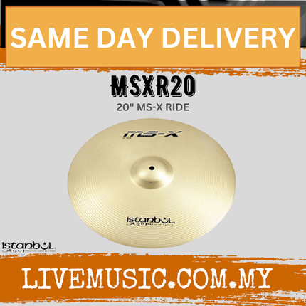 Istanbul Agop MSXR20 20"Inch MS-X Ride Cymbal (MSXR 20/MSXR-20)