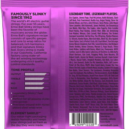 Ernie Ball 2220 Electric Guitar Strings Power Slinky Nickel Wound (11-48/EB2220)