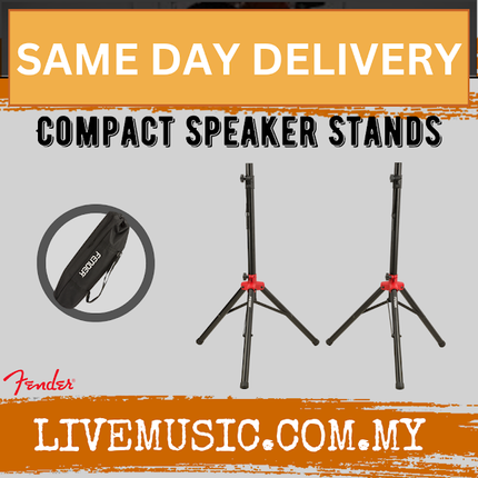 Fender Compact Speaker Stands With Bag