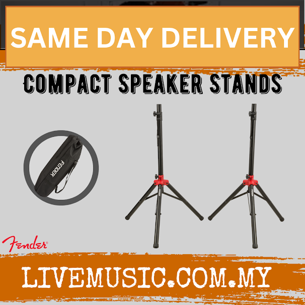 Fender Compact Speaker Stands With Bag