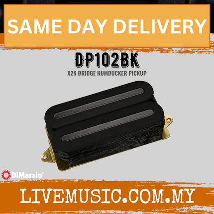 DiMarzio DP102BK X2N Pickup - Black (DP102)