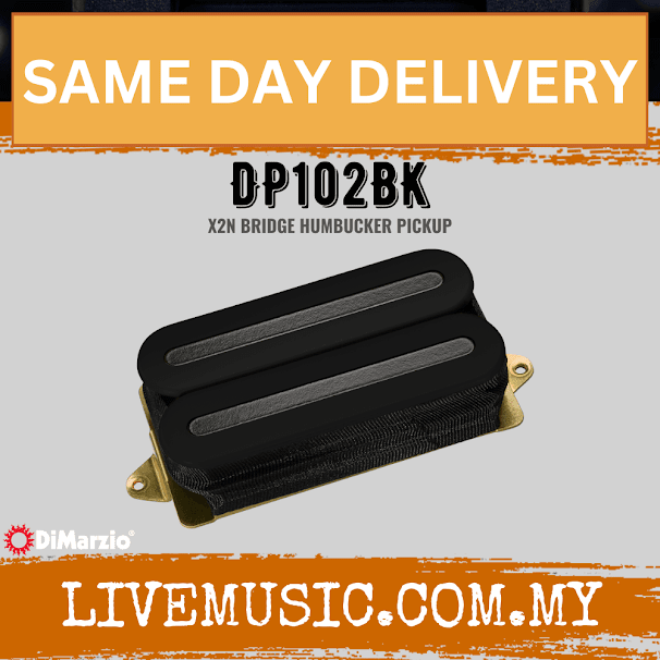 DiMarzio DP102BK X2N Pickup - Black (DP102)