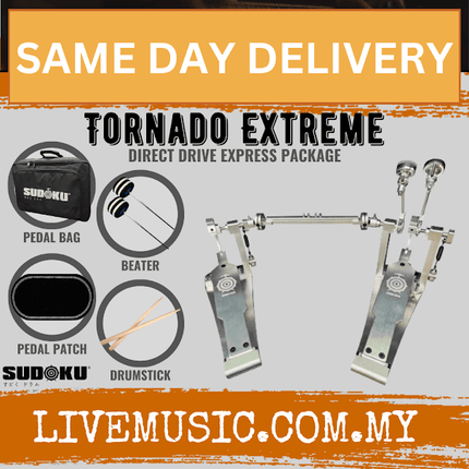 Sudoku Tornado Extreme Double Drum Pedal Direct Drive