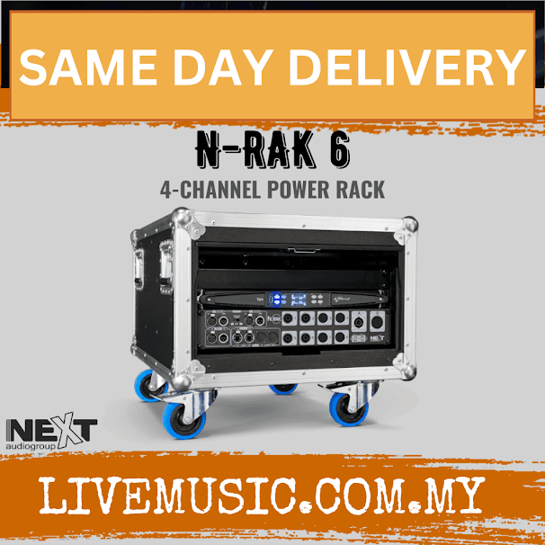 NEXT Audio 4-Channel Power Rack N-RAK 6 ( N RAK 6 / NRAK6 )