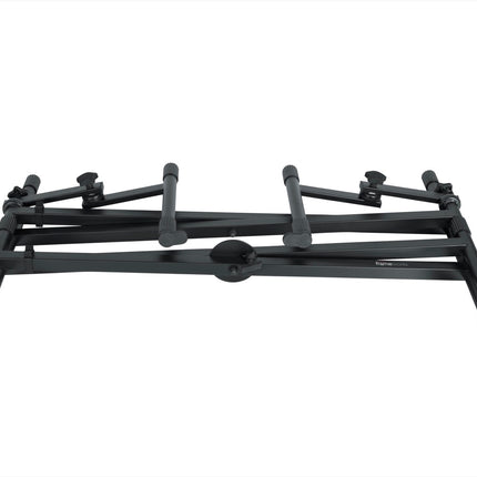 Gator Frameworks GFW-KEY-5100X Deluxe 2 Tier "X" Style Keyboard Stand ( GFWKEY5100X )