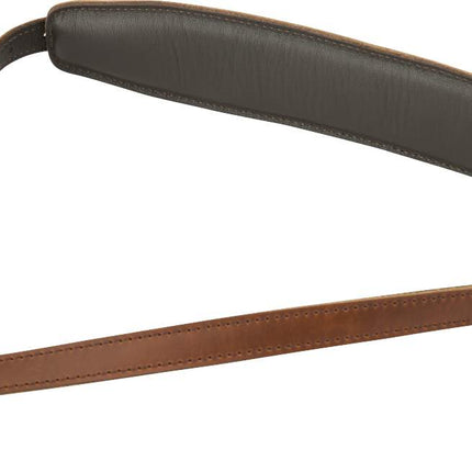 Fender Mustang Saddle Guitar Strap, Long - Cognac
