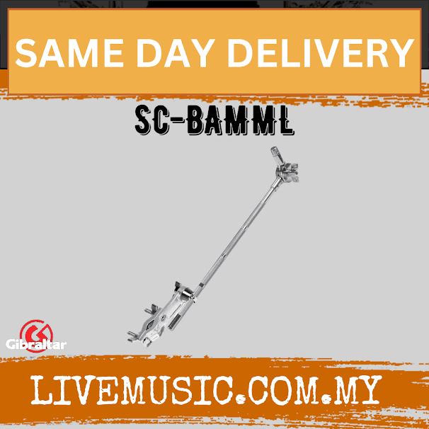 Gibraltar SC-BAMML 16inch Boom Arm Mic Mount, Long (SCBAMML/SC BAMML)