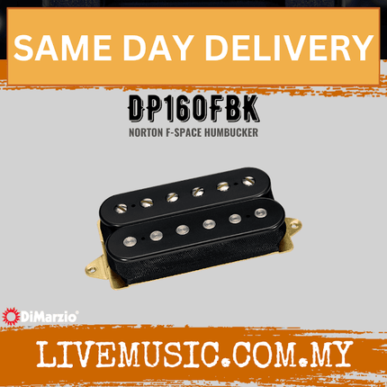 DiMarzio DP160FBK Norton F-Spaced Humbucker Pick Up (DP160 FBK/DP160-FBK)