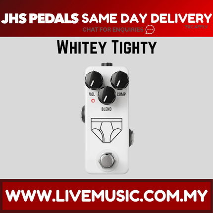 JHS Whitey Tighty Mini FET Compressor Guitar Effects Pedal