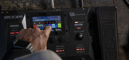 Zoom G6 Multi Effects Processor Pedal With USB Audio Interface, Drum Machine And Looper (G 6/G-6)