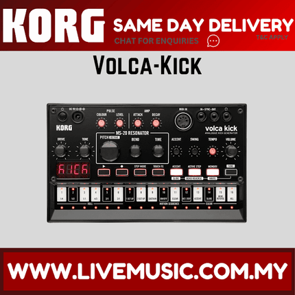 Korg Volca Kick Analog Bass Kick Generator (VolcaKick/Volca-Kick)