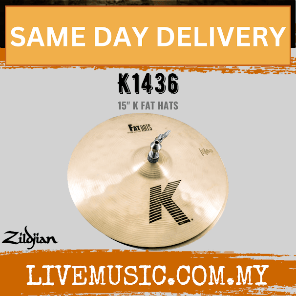 Zildjian K1436 K Fat HiHat Pair (K1436)