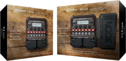 Zoom A1X Four - Acoustic Instrument Multi-Effect Processor ( A1XFour / A1X-Four )