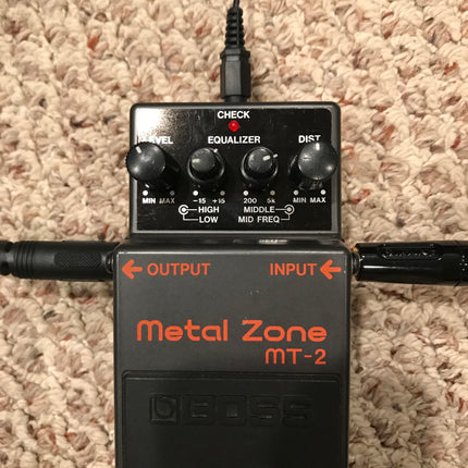 Boss MT-2 Metal Zone Guitar Effect Pedal (MT2)