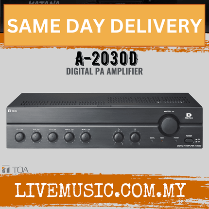 TOA A-2030D Digital Mixer Power Amplifier ( A 2030D / A2030D )