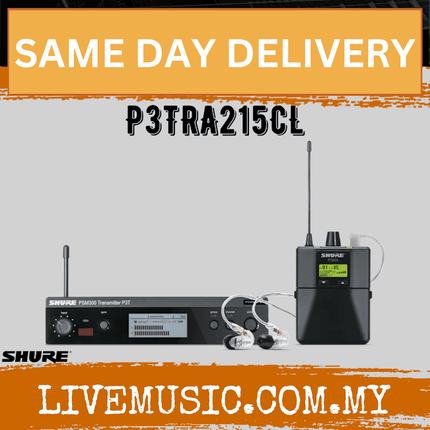 Shure P3TRA215CL Wireless In-ear Monitor System