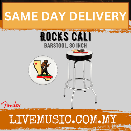 Fender Rocks Cali Barstool, 30inch
