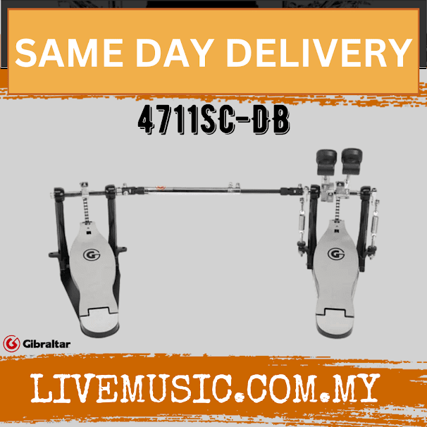 Gibraltar 4711SC-DB Chain Drive Double Bass Drum Pedal (4711SC DB/4711SCDB)