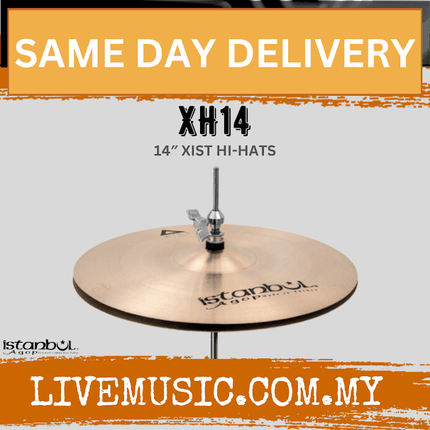 Istanbul Agop XH14 14" Xist Hi-Hats Hihat Hi Hat Cymbal (XH14)