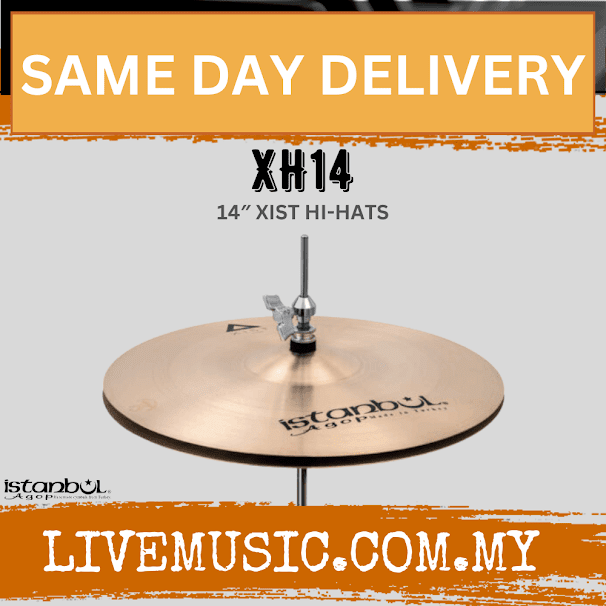 Istanbul Agop XH14 14" Xist Hi-Hats Hihat Hi Hat Cymbal (XH14)
