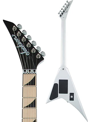 Jackson X Series Rhoads RRX24M Electric Guitar, Maple Fretboard - Snow White with Black Pinstripes (RR X24/RRX 24)