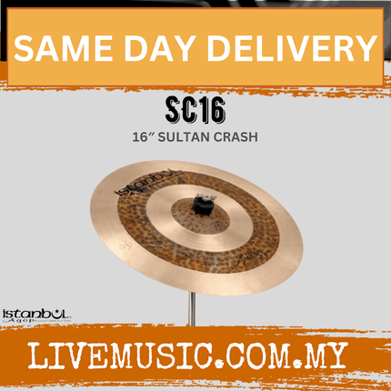 Istanbul Agop SC16 16" Sultan Crash Cymbal (SC 16/SC-16)