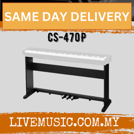 Casio CS-470P Wooden Stand with Fixed Tri-Pedal Board for CDP-S160 / CDP-S360 ( CS470P CDPS160 CDPS360 )