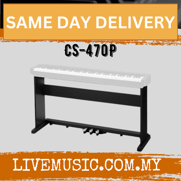 Casio CS-470P Wooden Stand with Fixed Tri-Pedal Board for CDP-S160 / CDP-S360 ( CS470P CDPS160 CDPS360 )