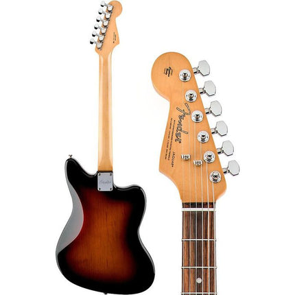 Fender Kurt Cobain Jaguar NOS Left-Handed Electric Guitar, Rosewood Fretboard with Hardshell Case - 3-Tone Sunburst