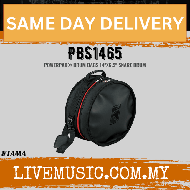 Tama PBS1465 6.5 x 14 Inch PowerPad Snare Drum Bag (PBS-1465/PBS 1465)